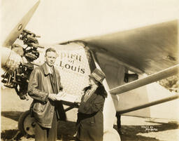 Lindbergh, Charles A., October 22, 1927
