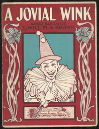 Sheet music for A Jovial Wink by composer William M. S. Brown. Composed for single piano.