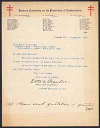 Correspondence between Estella M. Bogardus and Emily Bissell, November 5 and 17, 1918