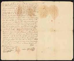 Bill of sale for Sarah, enslaved girl, age 14