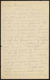 Letter, Evelyn Sarde to Emily Bissell, December 9, 1907