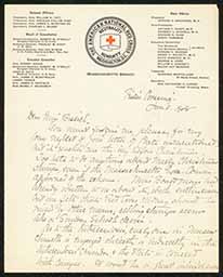 Letter, Katharine P. Loring to Emily Bissell, January 5, 1908