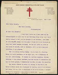 Letter, Caroline C. Crockett to Emily Bissell, January 7, 1910