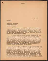 Letters, Doyle Hinton to Emily Bissell, May 2-8, 1935