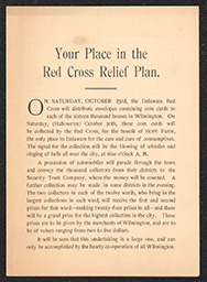 "Your Place in the Red Cross Relief Plan" Pamphlet, unknown date 