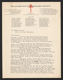 Letter, Emily P. Bissell to Pierre S. Du Pont, December 16, 1922