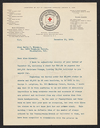 Letter, Charles L. Magee to Emily P. Bissell, December 12, 1908