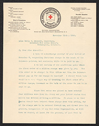 Letter, Charles L. Magee to Emily P. Bissell, November 12, 1908