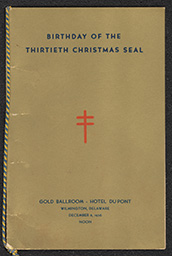 "Birthday of the Thirtieth Christmas Seal" Program pamphlet, December 8, 1936