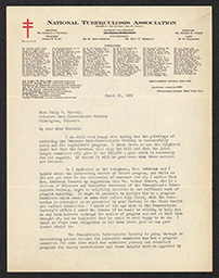 Letter, Arthur J. Strawson to Emily P. Bissell, March 21, 1925