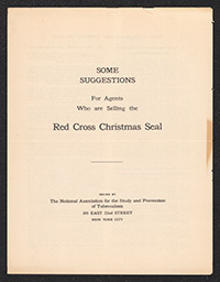 "Some Suggestions for Agents Who are Selling the Red Cross Christmas Seal" pamphlet, n.d.
