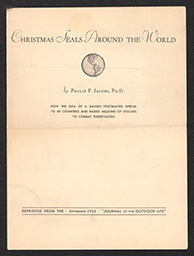 "Christmas Seals Around the World" by Philip P. Jacobs, September 1934