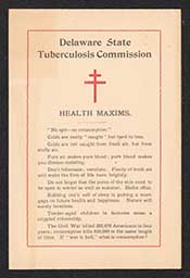 Delaware State Tuberculosis Commission Health Maxims Envelope, n.d.