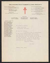 Letter to Frank G. Tallman, January 16, 1920