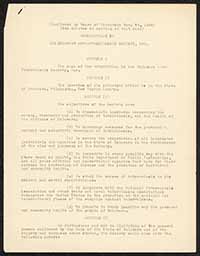 Constitution of the Delaware Anti-Tuberculosis Society confirmed on November 30, 1934
