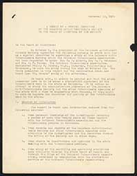 Report of a Special Committee of the Delaware Anti-Tuberculosis Society, November 19, 1934