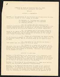 By-Laws of the Delaware Anti-Tuberculosis Society adopted on November 30, 1934