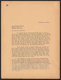 Correspondence between Doyle Hinton and Irénée du Pont, October 1933