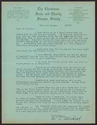 Correspondence between Doyle Hinton and W. L. Kinkead, April 1933