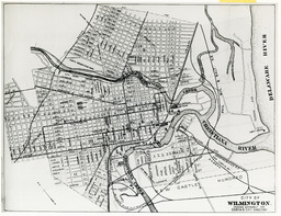 Wilmington street map, ca. 1890
