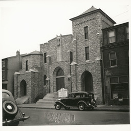 Front exterior view of Bethel A.M.E. Church, 602 Walnut St., Wilmington, Delaware, January 2, 1939.