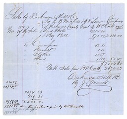 Virginia prices, sales by Dickinson Hill and Co. of two enslaved people, 1859