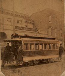 Electric trolley, 1888