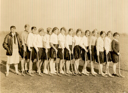Claymont High School girls' field hockey team, ca. 1929-1930