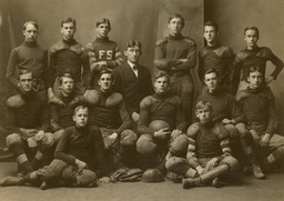 Friends School football team, ca. late 19th century
