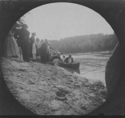 Dingmans Ferry, canoe trip, 1888