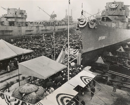 Launching of the Destroyer Escort 106, November 11, 1943