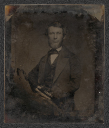 Uncased ambrotype, Ellwood Garrett, circa 1860s