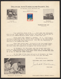 Sample Fundraising Letter from Julia Tallman, November 29th, 1934