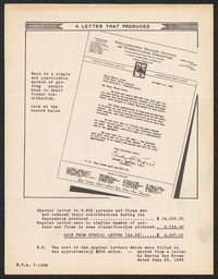 Sample Letter from National Tuberculosis Association, June 1936