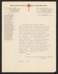 Agreement with W.L. Dockstader, November 1918