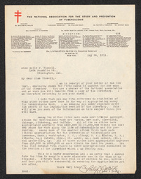 Letter, Philip P. Jacobs to Emily P. Bissell, May 24, 1911