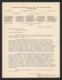 Letter, Philip P. Jacobs to Emily P. Bissell, December 16, 1908