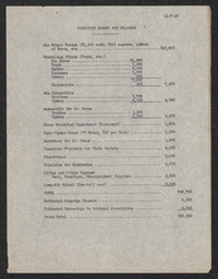 Tentative Budget for Delaware, November 7, 1919