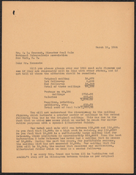 Correspondence between Doyle Hinton and C. L. Newcomb, March 15-16, 1934, part 1