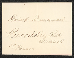 Civil War draft card for Robert Dunavan in Broadkill Hundred, Sussex County, Delaware.