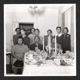 Members of the Beauty and Owner Association pose at luncheon