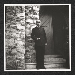 Rev. A. Chester Clark poses outside of Bethel A.M.E. Church