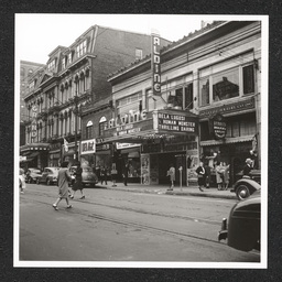 Aldine Theater, street view, June 1940