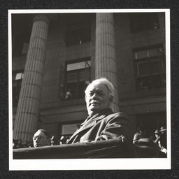 Wendell Willkie Campaign, Willkie at podium, October 31, 1940