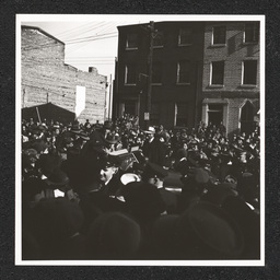 Wendell Willkie Campaign, Joe Louis in car on French St., October 31, 1940