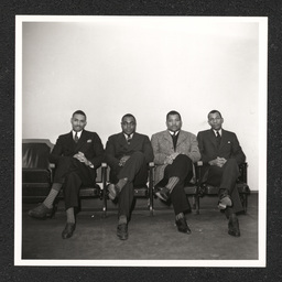 Howard H.S. Awards Night, four men, December, 1938