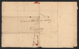 Letter from Nathaniel Mitchell to General Dagworthy, April 26, 1777, part 1