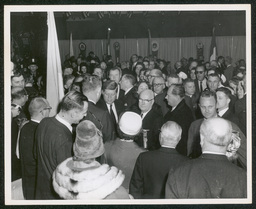 John F. Kennedy Campaign, Kennedy greeting crowd in Wilmington, 1960