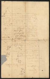 Rachel, enslaved woman, 42, sold to Charles Waller by John and Sarah Watts Benson, May 20, 1783, back.