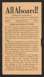 Pamphlet, "All Aboard!", October 29, 1932, part 1